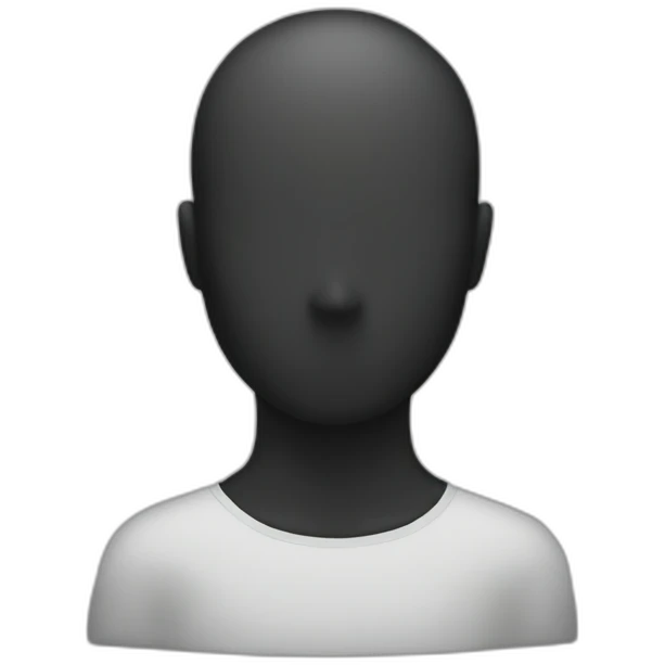 faceless face emoji