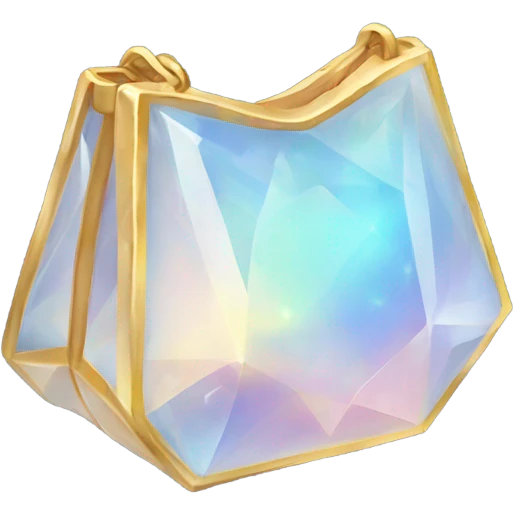 opal Crystal bag emoji