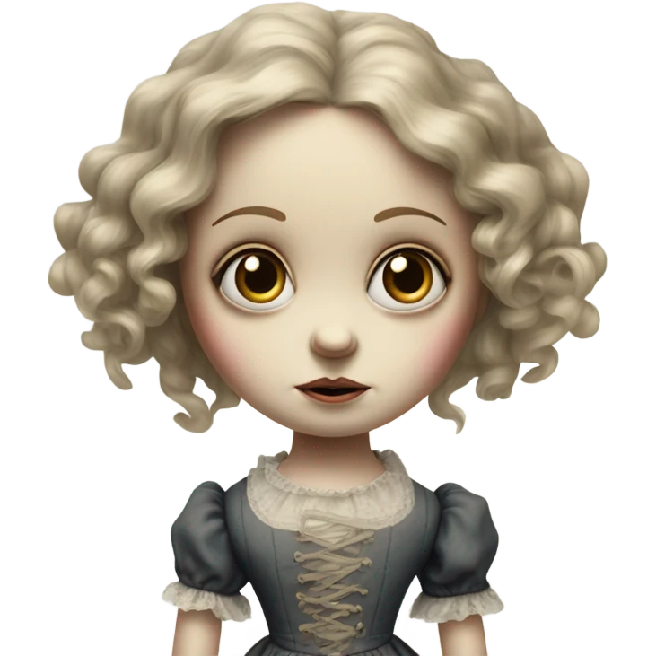 scary doll emoji