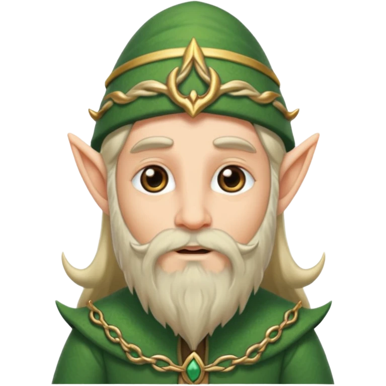 long bearded elf emoji