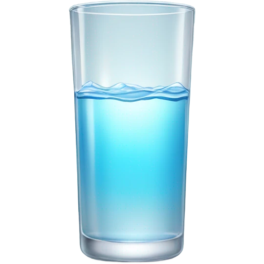 tall glass of water emoji