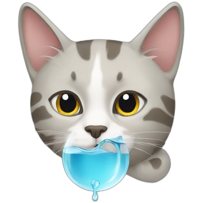 cat-drinking-water emoji