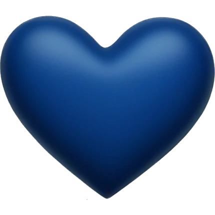 dark blue heart emoji