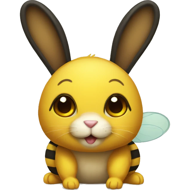 Bee bunny emoji