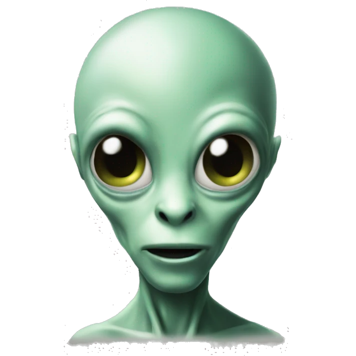 Alien is funny  emoji