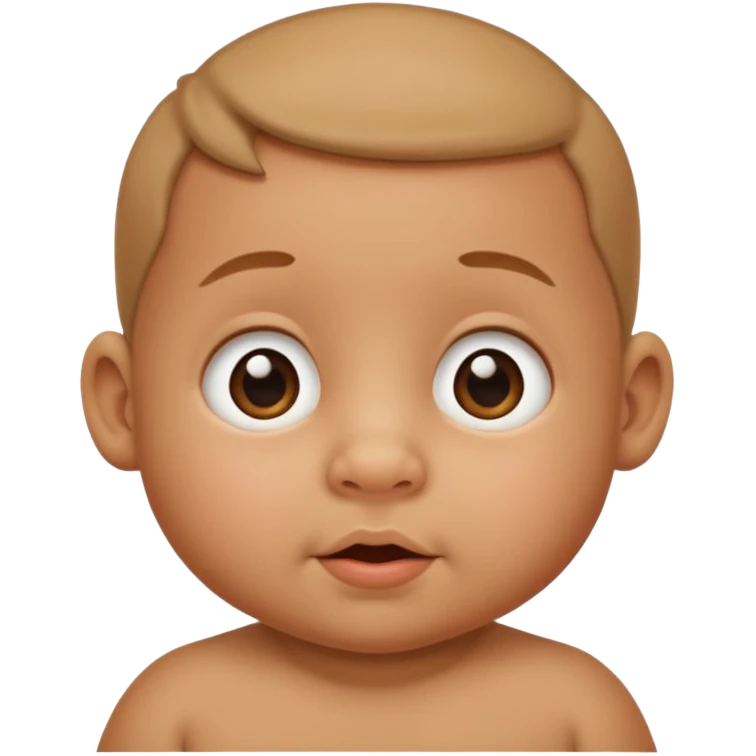 baby with big nose emoji