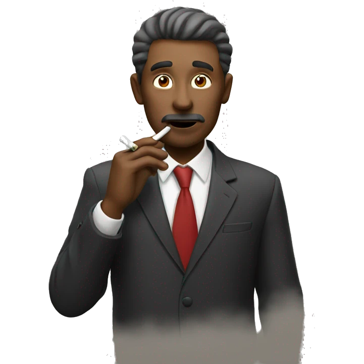 man smoking emoji