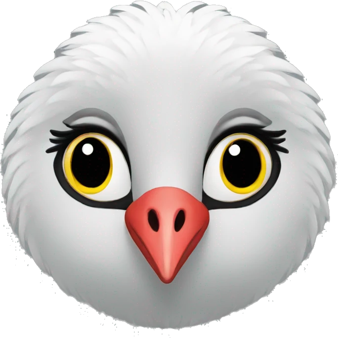 Black swan emoji