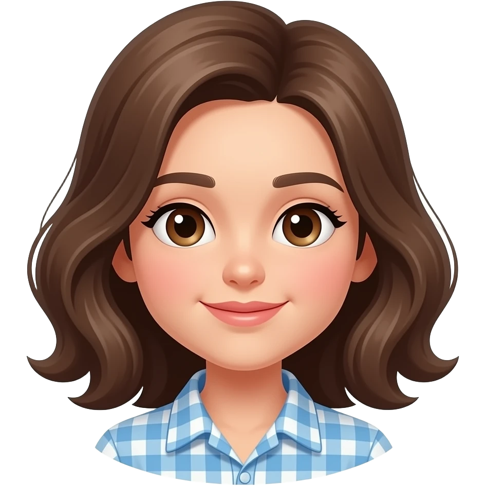 Girl draw colour emoji