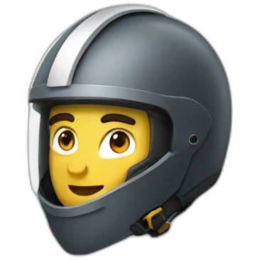 Рере wearing helmet emoji