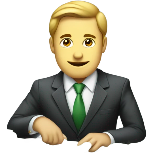 Banker counting money  emoji