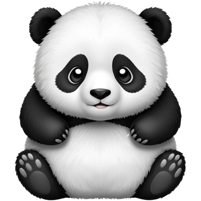 Cute panda bear emoji