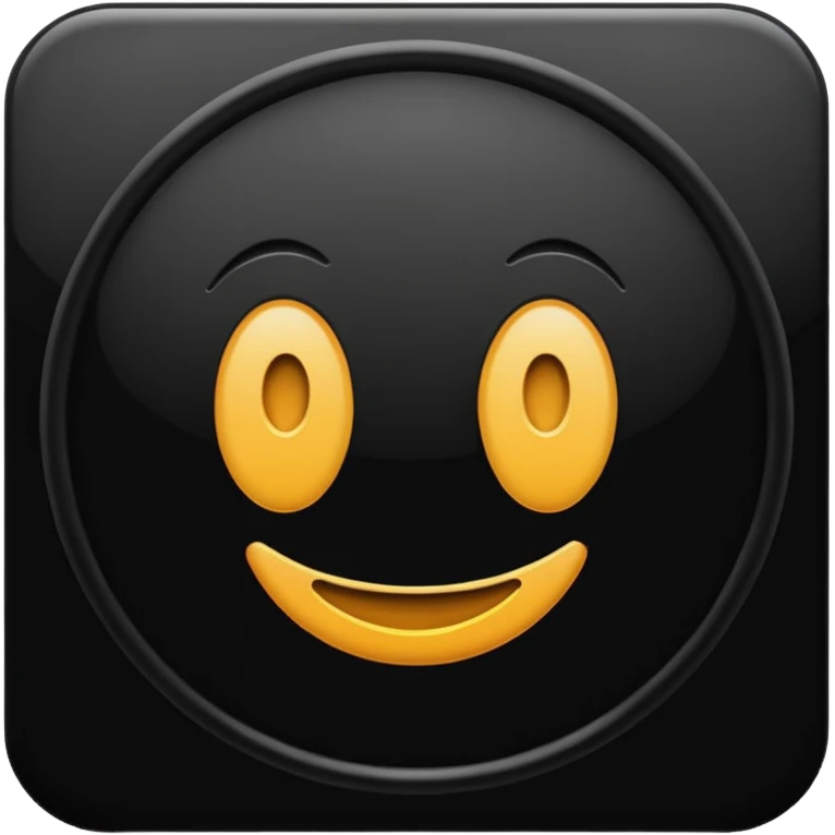 web black icon emoji