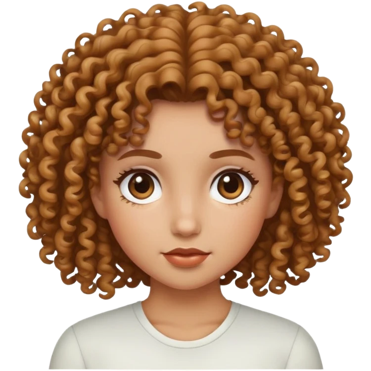 Curly girl  emoji