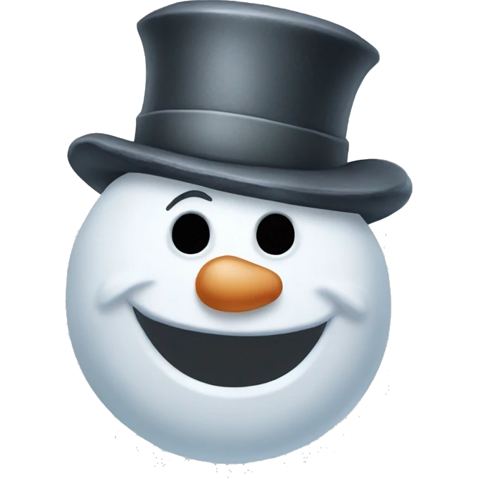 Frosty the snowman  emoji