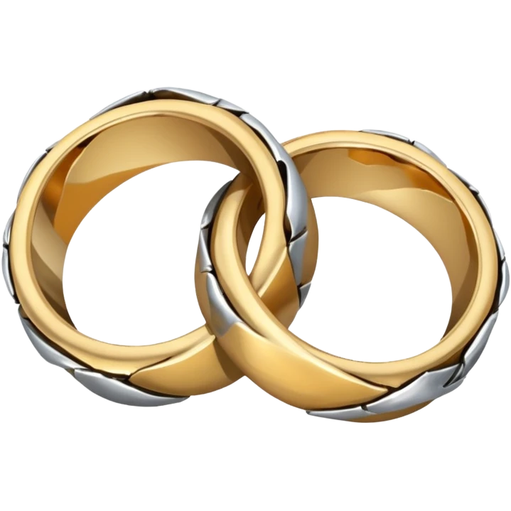 2 smashed wedding ring emoji
