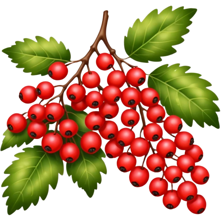 rowan/mountain ash berries emoji