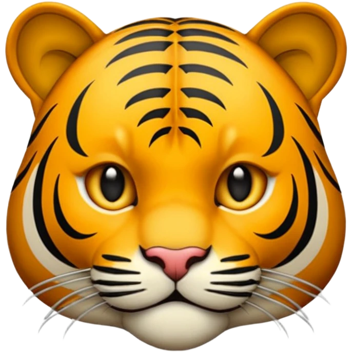 Emoji de um tigre em pe para a esquerda (tigre sem cor nenhuma todo preto) emoji