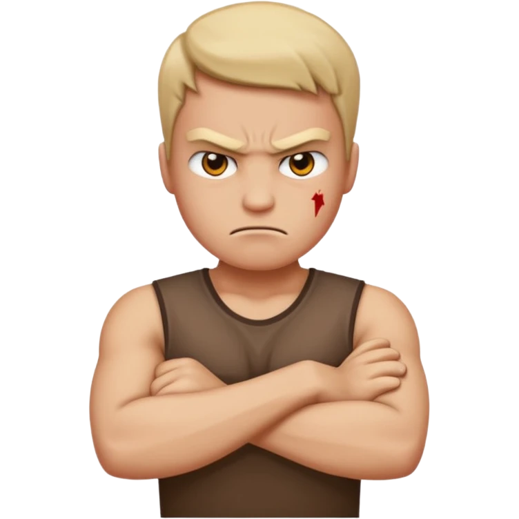 Arms crossed mad emoji emoji