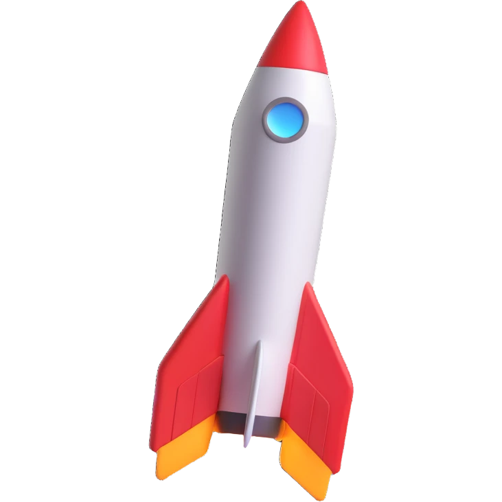 Rocket Colour full emoji