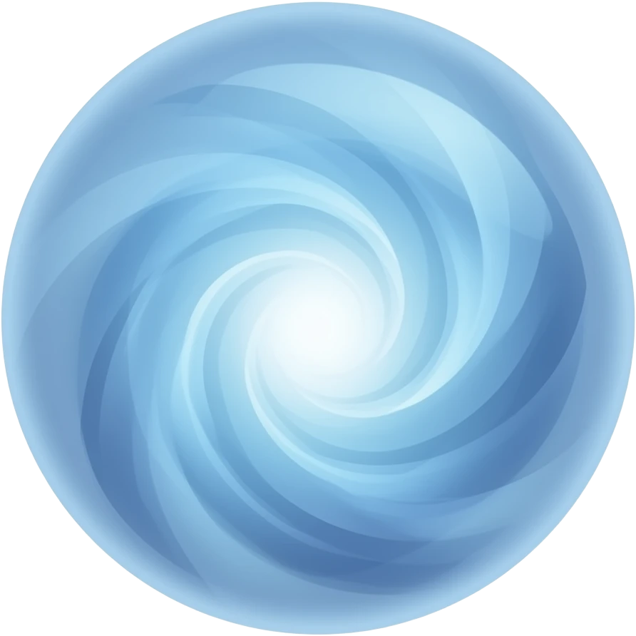 swirling magical vortex of vapor and smoke orb emoji