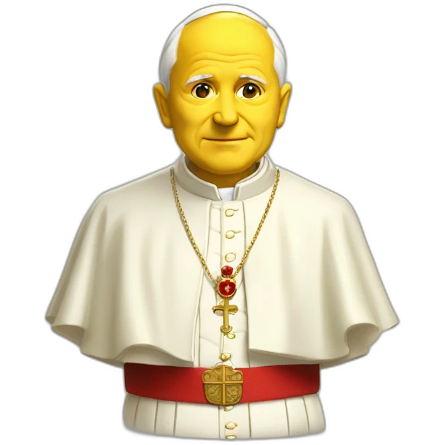 john-paul-ii-with-very-saturated-yellow-skin emoji