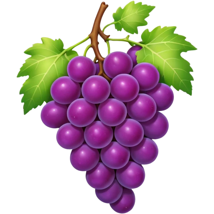 Purple grape emoji