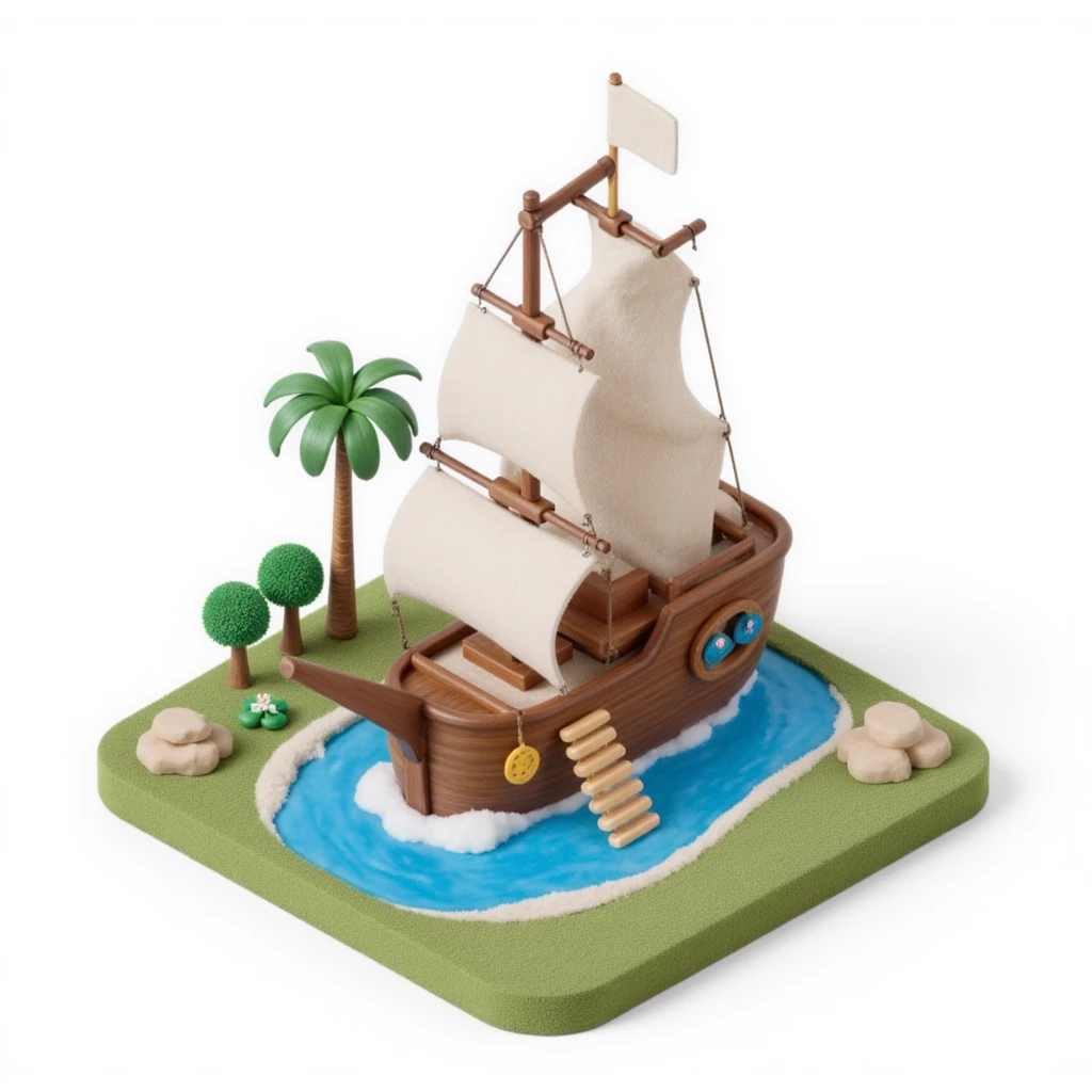 pirate ship emoji