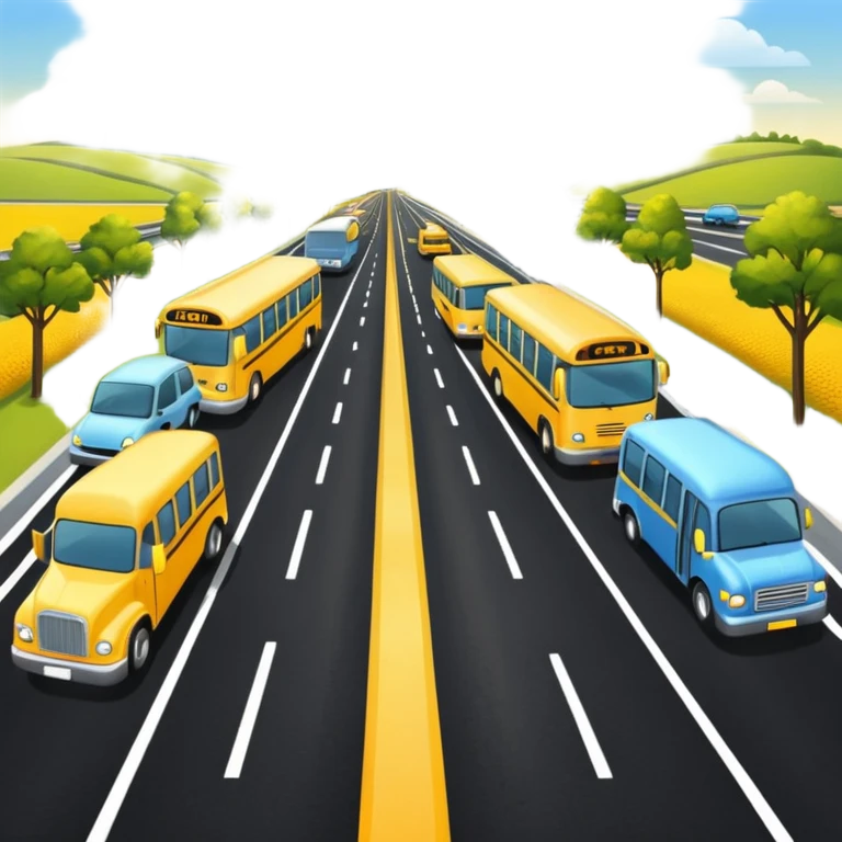 🛣🚎🚌🚛🚓🚗 emoji