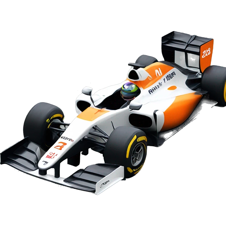 2024 Mclaren Formula one livery on a 2012 formula 1 car design emoji