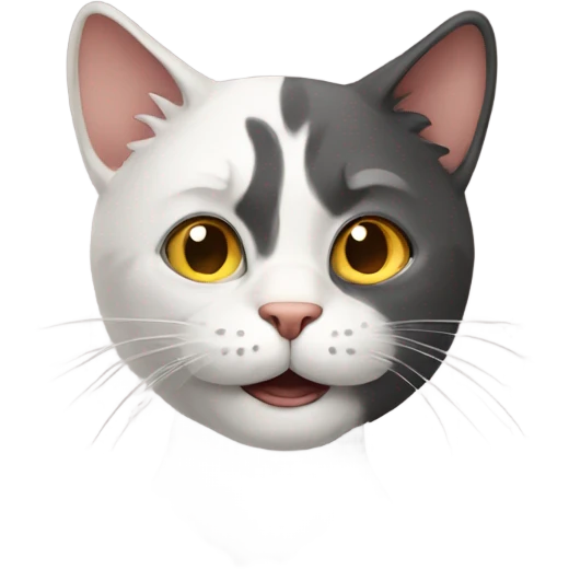 Cat in bad emoji