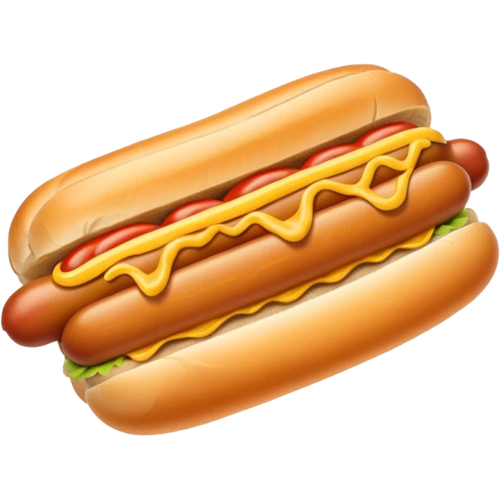 Hot dog emoji