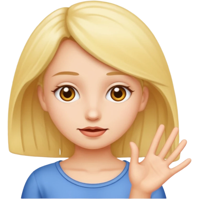 Girl fingerings her vagina emoji