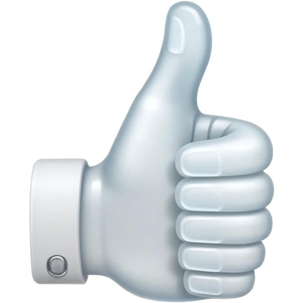white thumbs up emoji