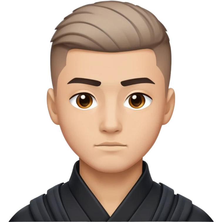 Ninja low taper fade haircut emoji