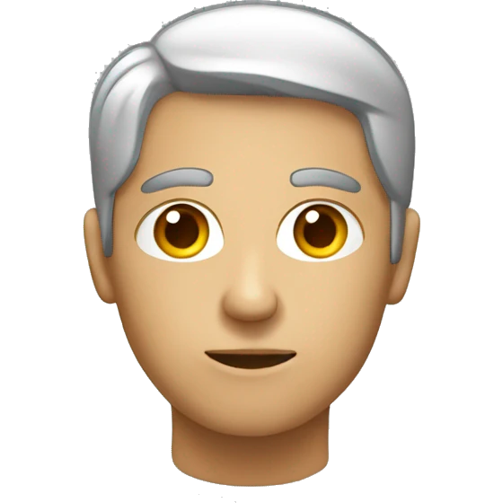 A male observe and select information emoji