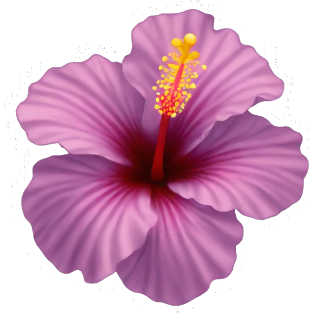 hibiscus flower emoji