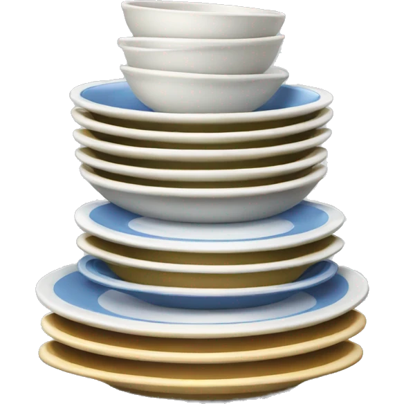 stack of dishes emoji