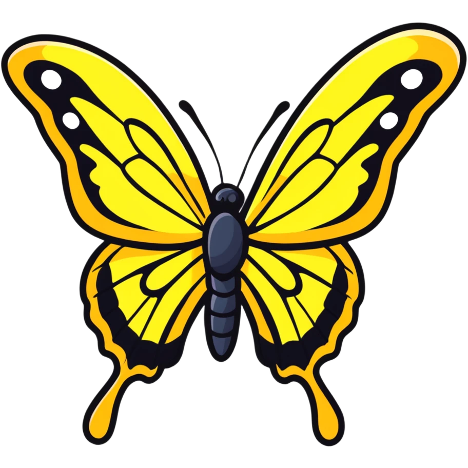 butterfly with a broken wing emoji