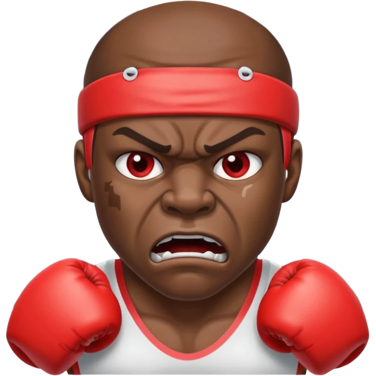 angry boxer emoji