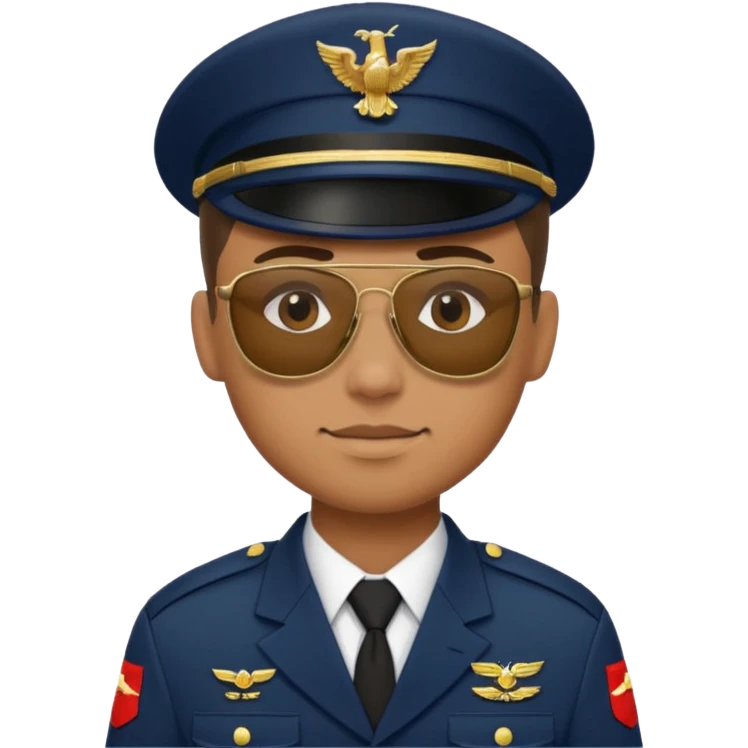 soldier with sunglasses emoji
