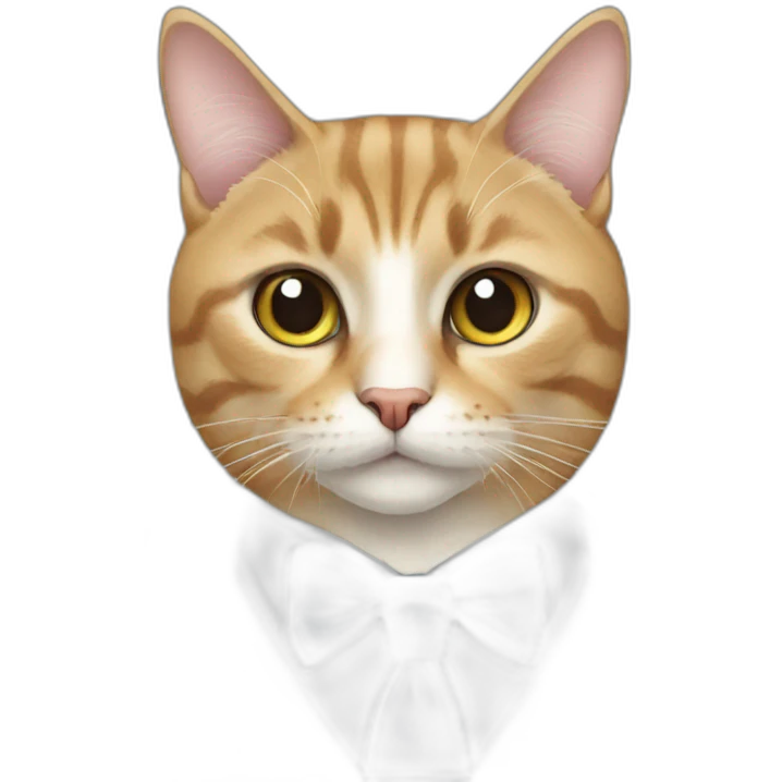 cat in tie emoji