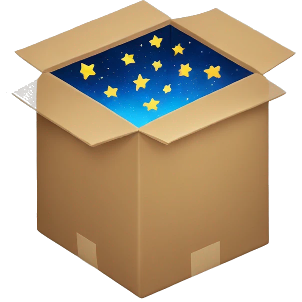 box with stars emoji