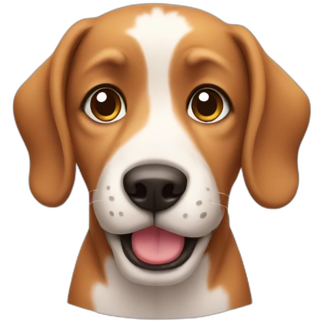 Cute dog emoji