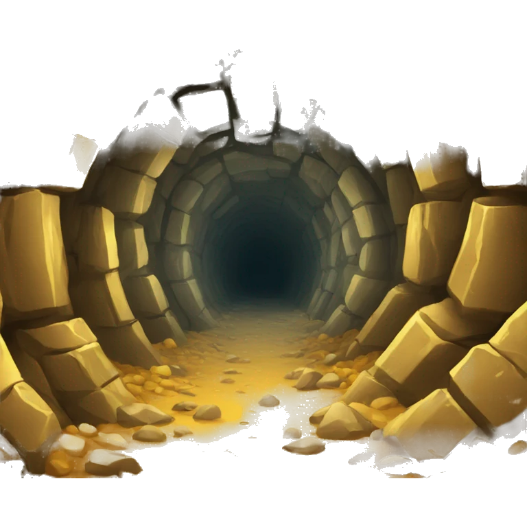 gold mine tunel emoji