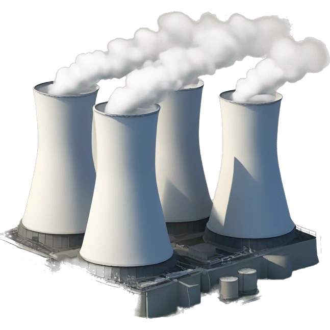 power station photorealistic serious emoji