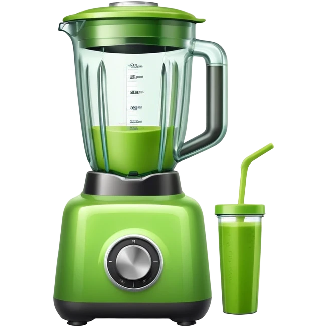 green kitchen blender emoji