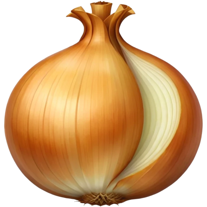 onion with cut piece emoji