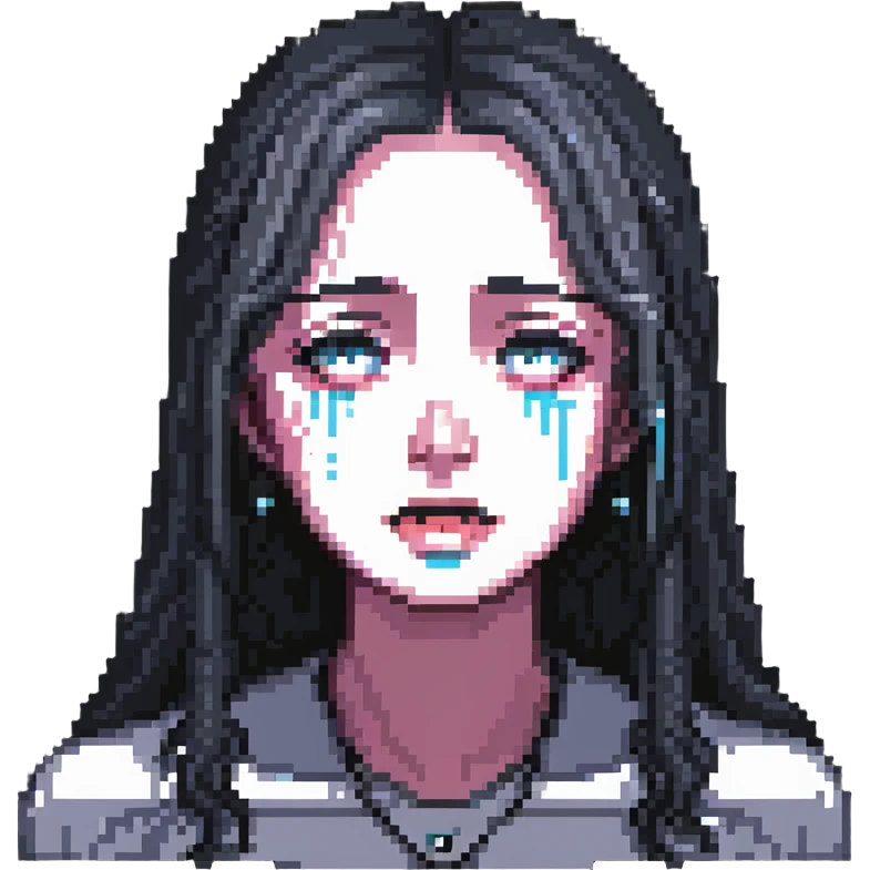 AI woman crying emoji