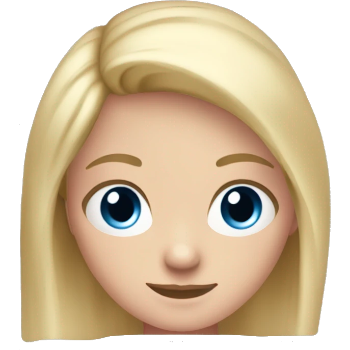 Blonde hair, blue eyes girl Age 13 hair just reaching her shoulders Wearing a pink top  emoji